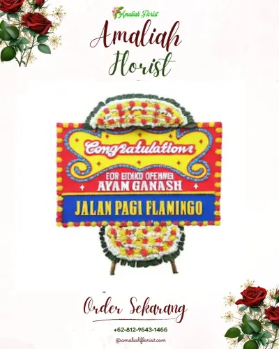 Bunga Papan Congratulation di Tegal Angus